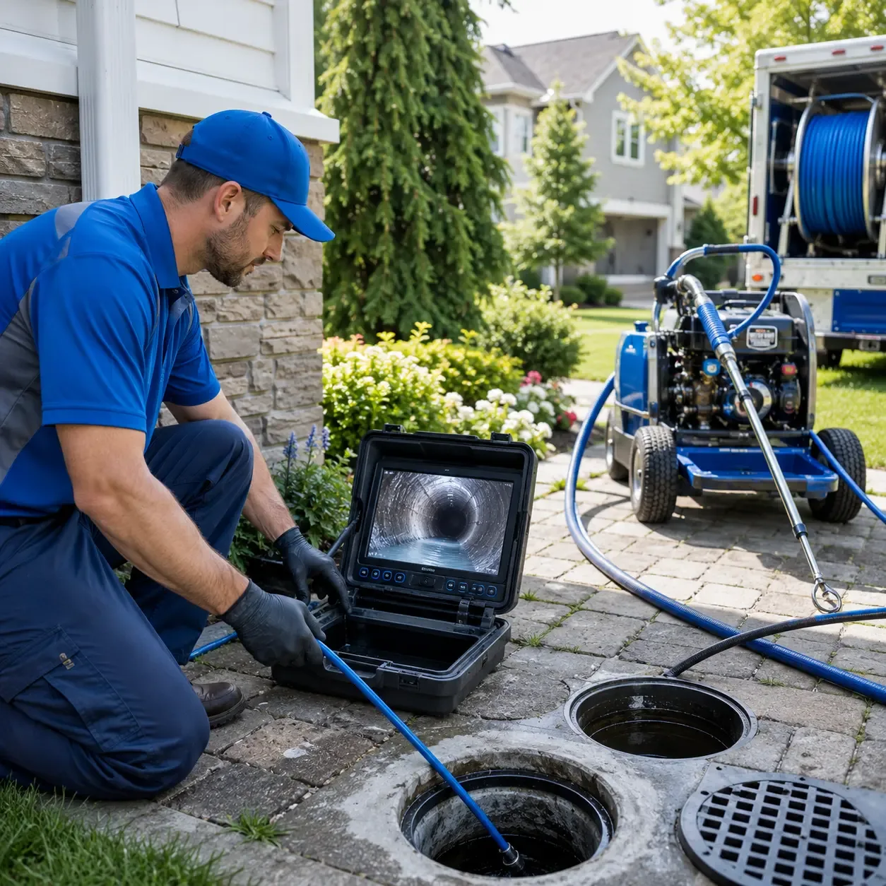Outdoor drain cleaning professionals serving Mulkeytown, IL
